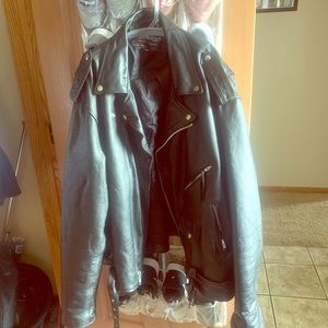 Unik leather coat size 58